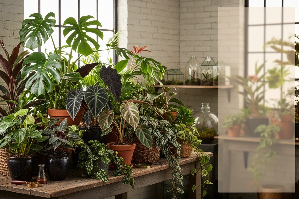 Rare tropical plants grown and correctly identified by Anton Pace