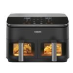 COSORI 9-Quart Dual Basket Air Fryer – 1750W, 4.5-Qt Dual Zones - Image 2