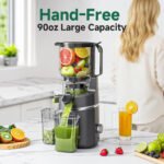 AMZCHEF Cold Press Juicer 2026 Upgraded, 6.5" Large Feed Chute for Whole Fruits & Vegetables - Image 3
