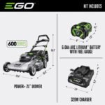 EGO POWER+ 600 Series 21" Cordless Push Lawn Mower Kit with 6.0Ah Battery – LM2114 - Image 2