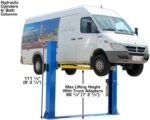 Atlas Automotive Equipment Atlas Equipment BP10000X Commercial Grade Baseplate 10 000 Lb. Capacity 2-Post Lift - Image 5